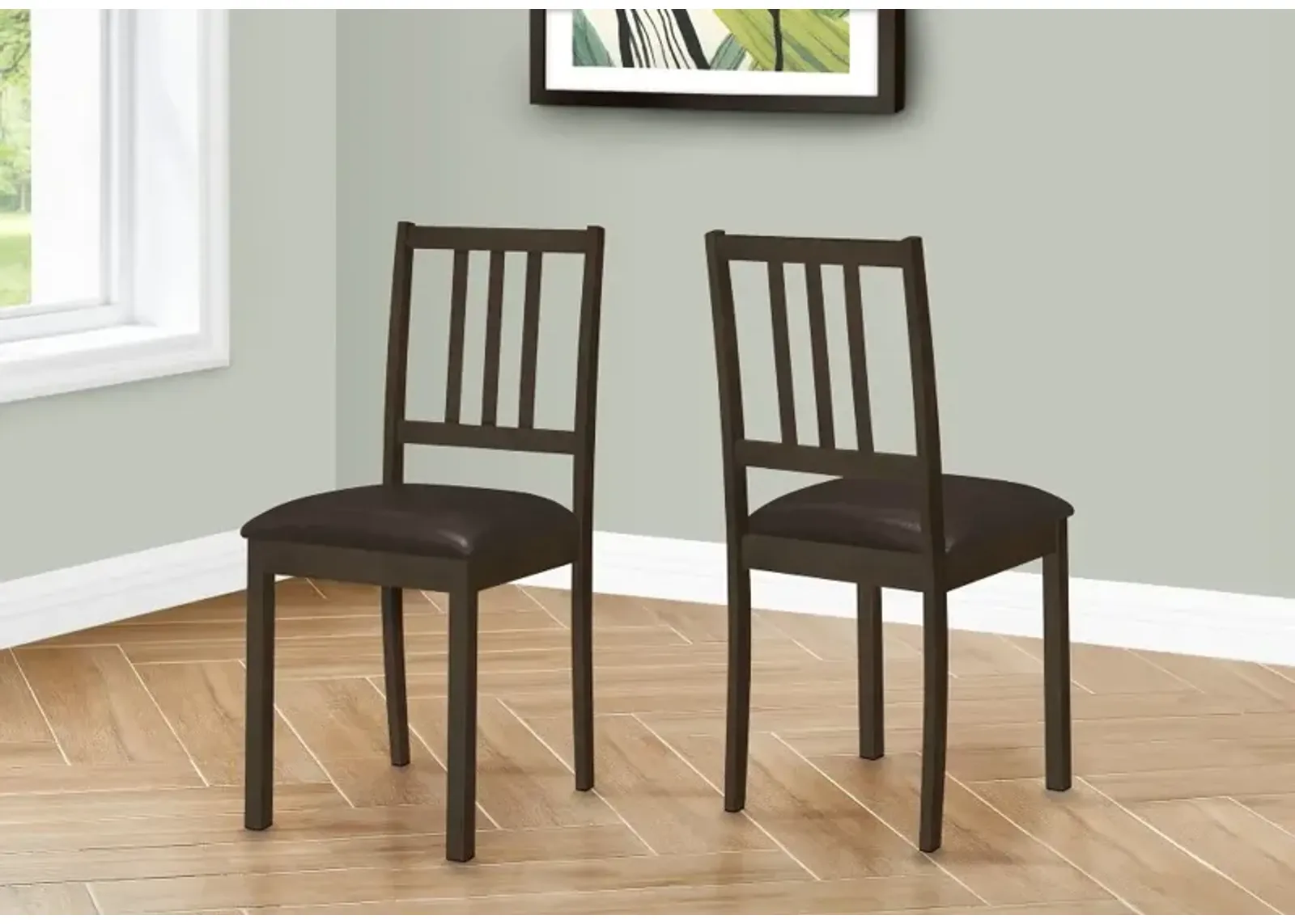 Laina Brown Dining Chair, Set of 2