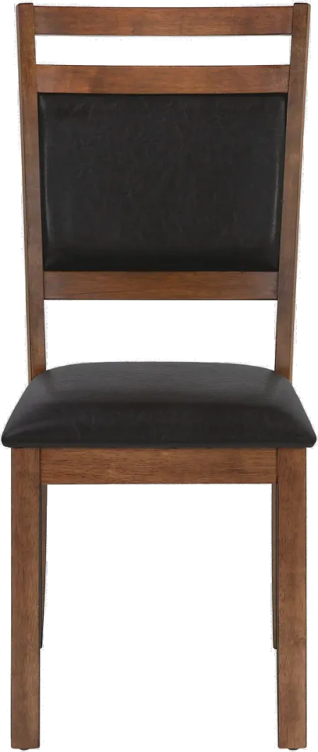 Malina Walnut Brown Dining Chair, Set of 2