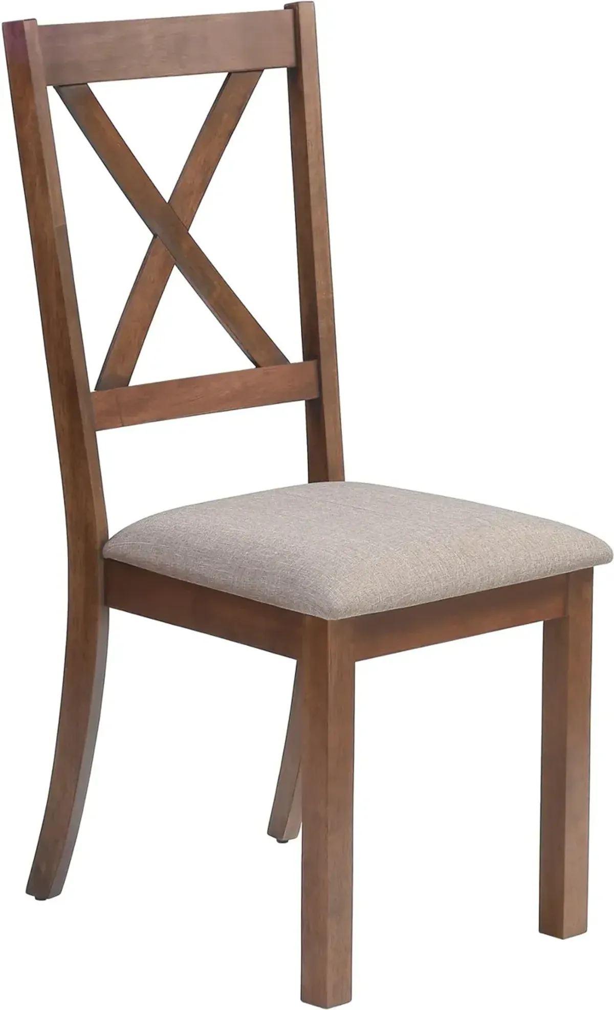 Malina Walnut Brown Dining Chair, Set of 2