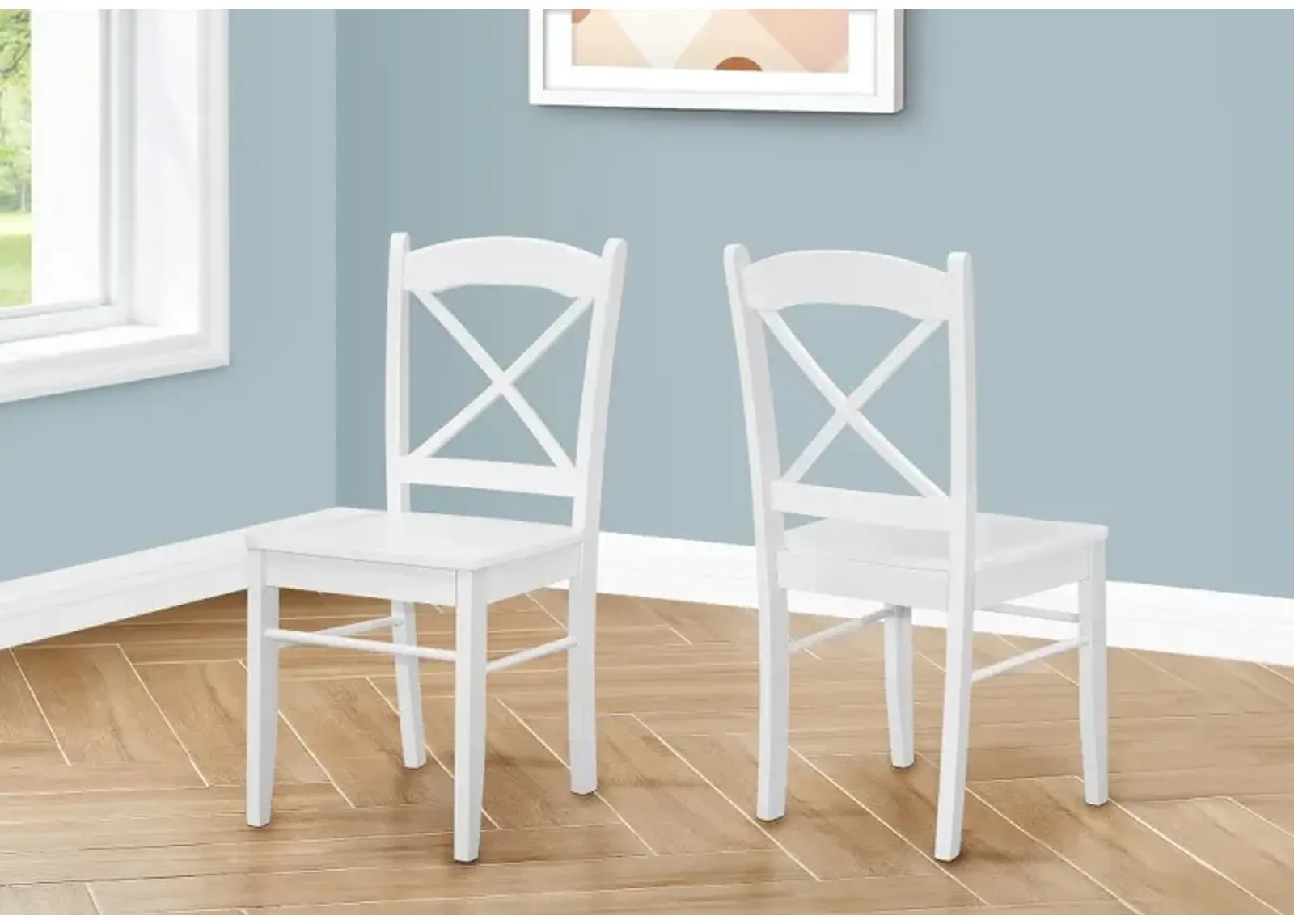 Marion White Dining Chair, Set of 2