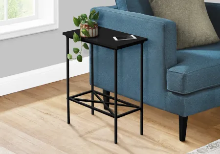 Ava Black Metal Accent Table