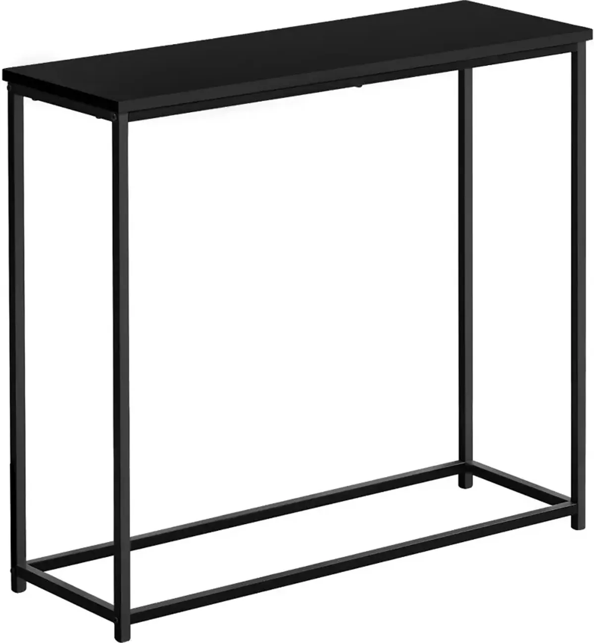 Blaine Gray and Black Narrow Console Table