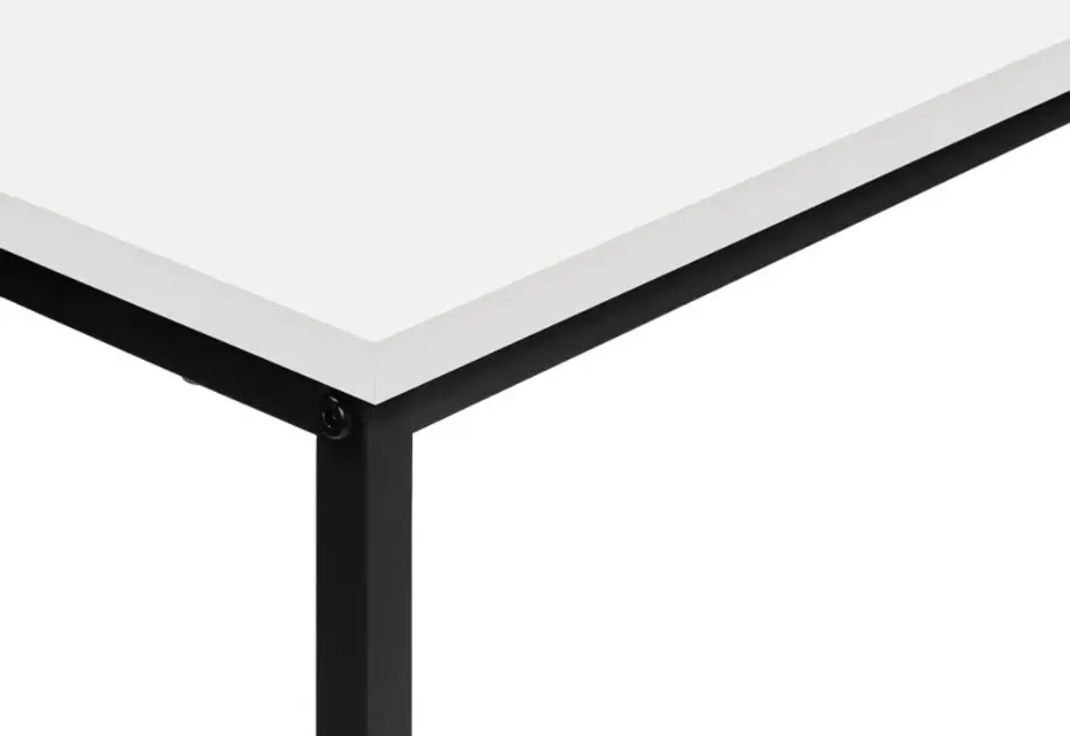 Blaine White and Black Console Table