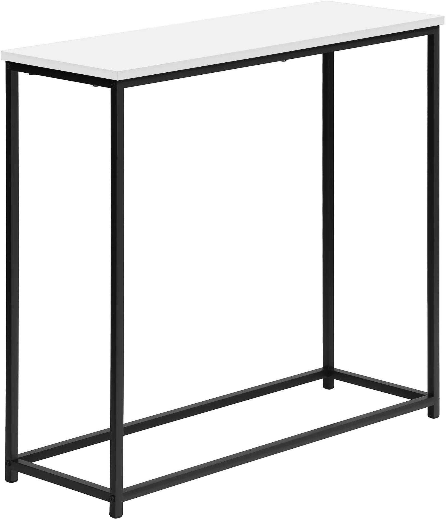 Blaine White and Black Console Table