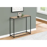 Blaine Taupe and Black Console Table
