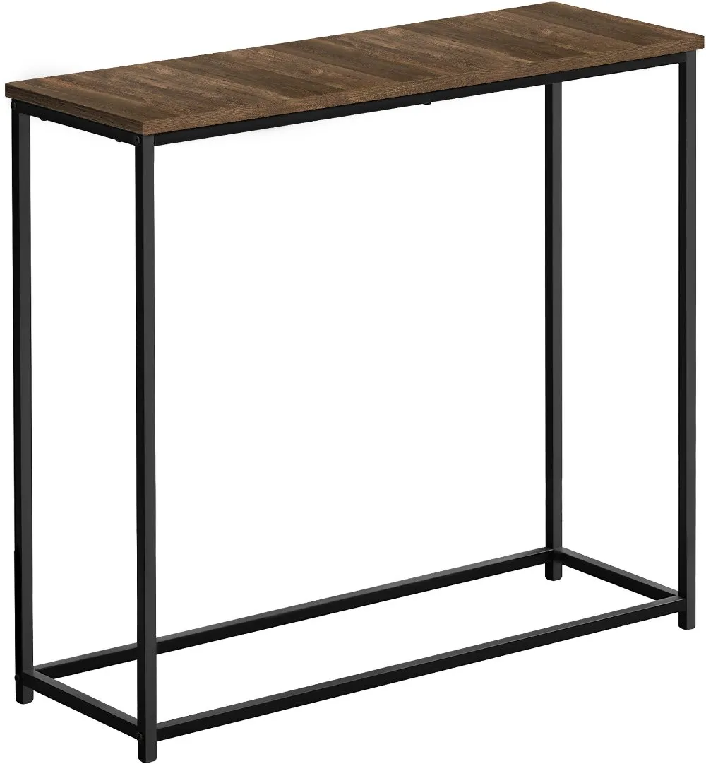 Blaine Brown and Black Console Table