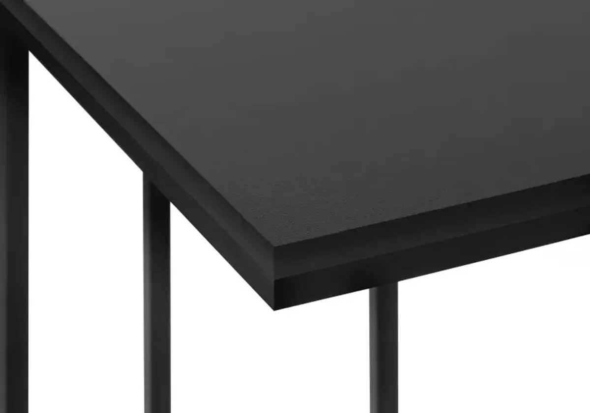 Eliza Black Contemporary Accent Table