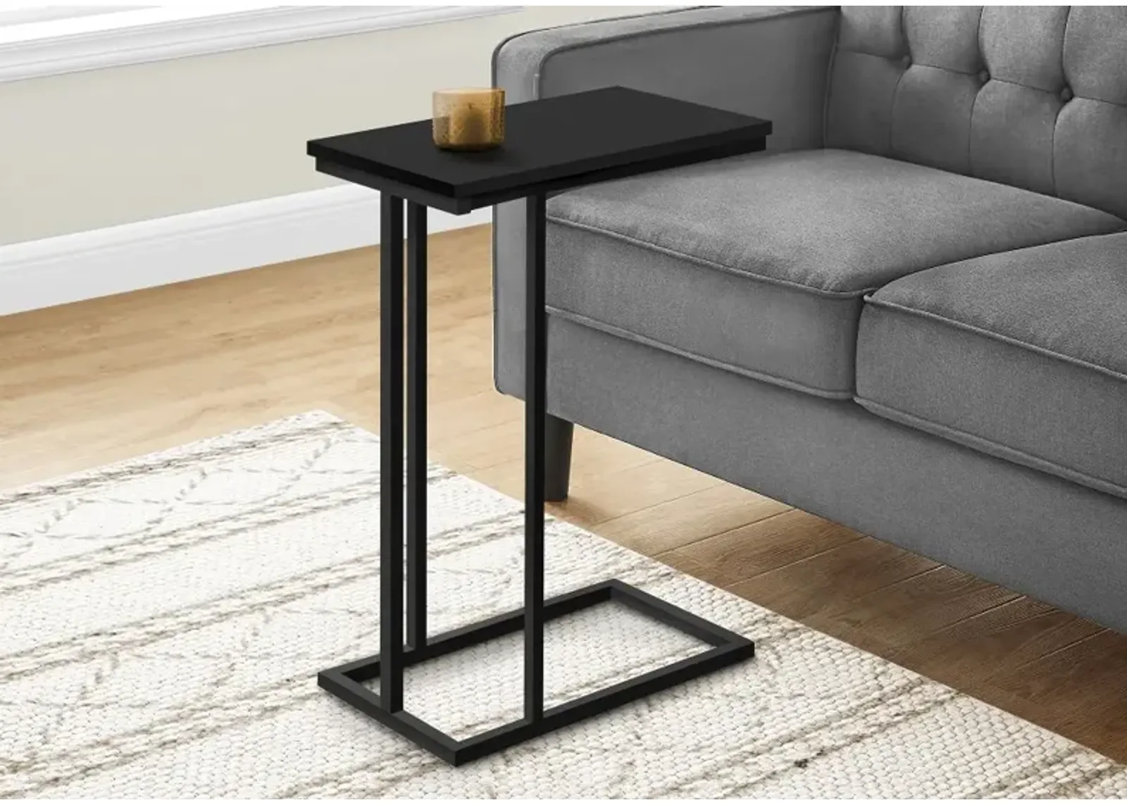 Eliza Black Contemporary Accent Table