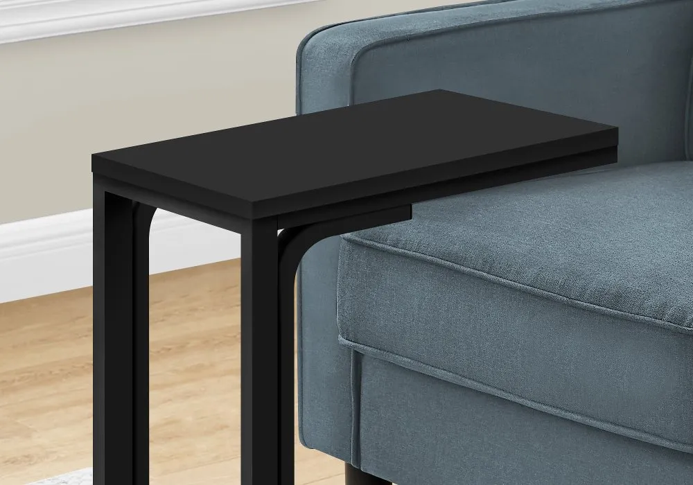 Aria Black Contemporary Accent Table