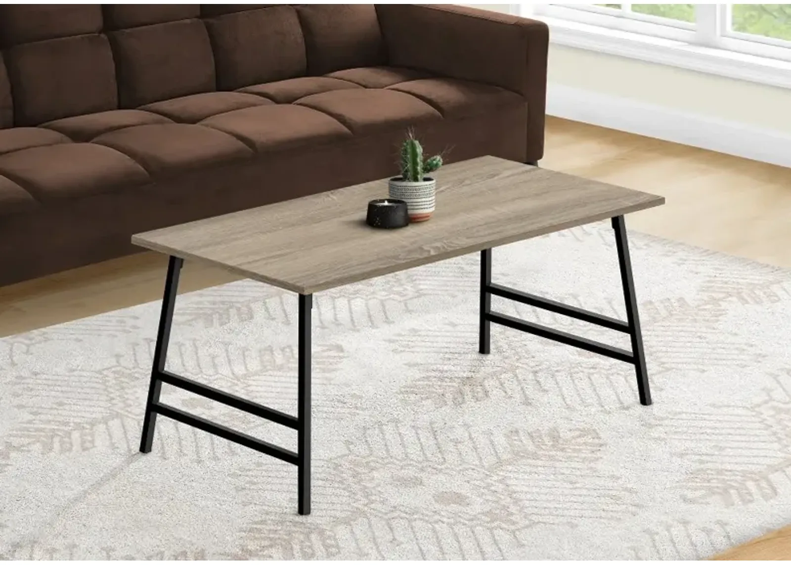 Charlie Taupe Coffee Table