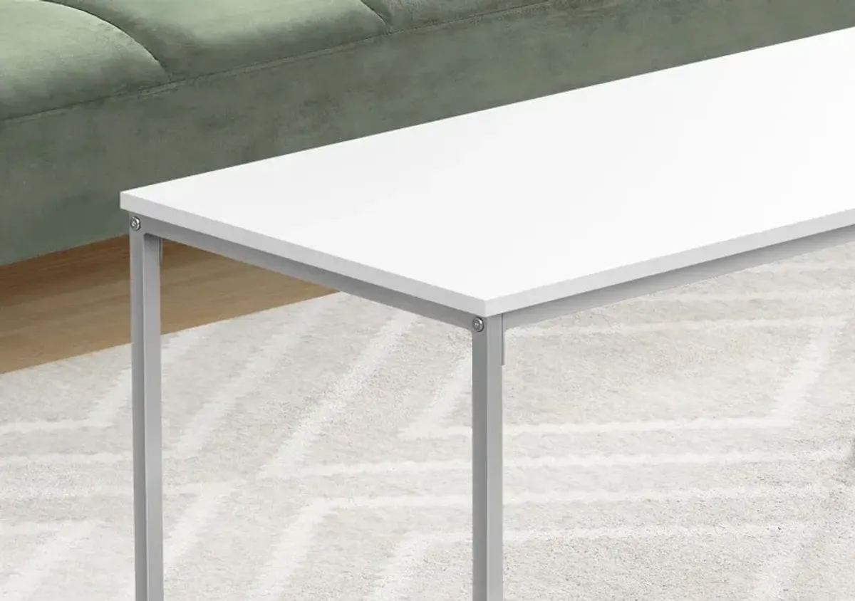 Carly White Coffee Table