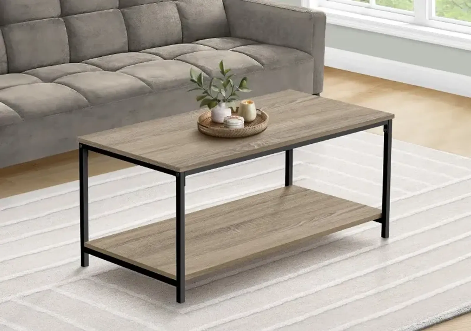 Harley Taupe Coffee Table