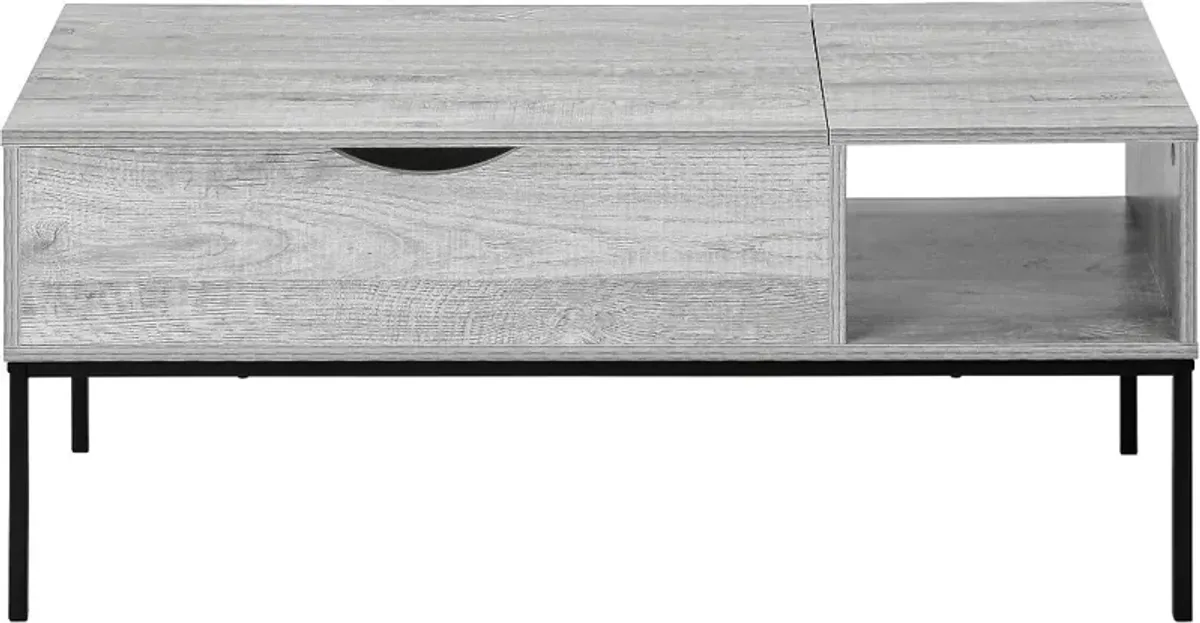 Landon Gray Lift-Top Coffee Table