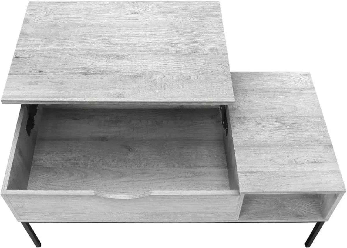 Landon Gray Lift-Top Coffee Table