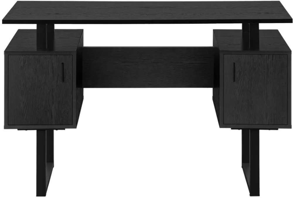 Billie Black 48-Inch Modern Office Desk