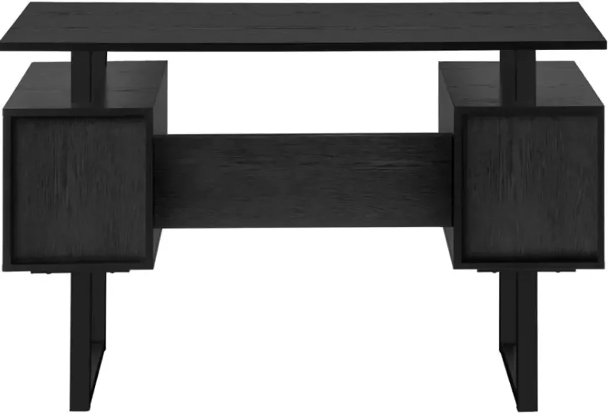 Billie Black 48-Inch Modern Office Desk