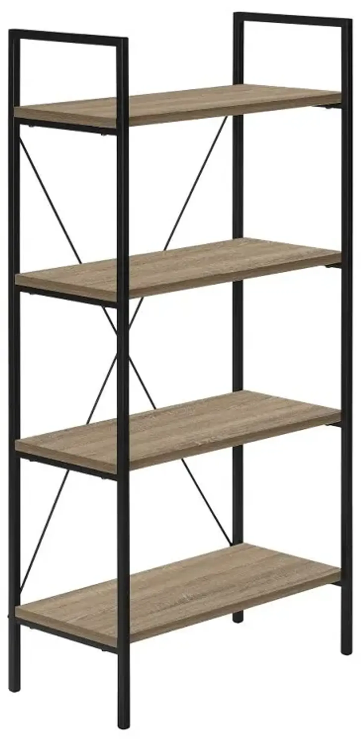 Winston 48" Brown Modern Bookshelf
