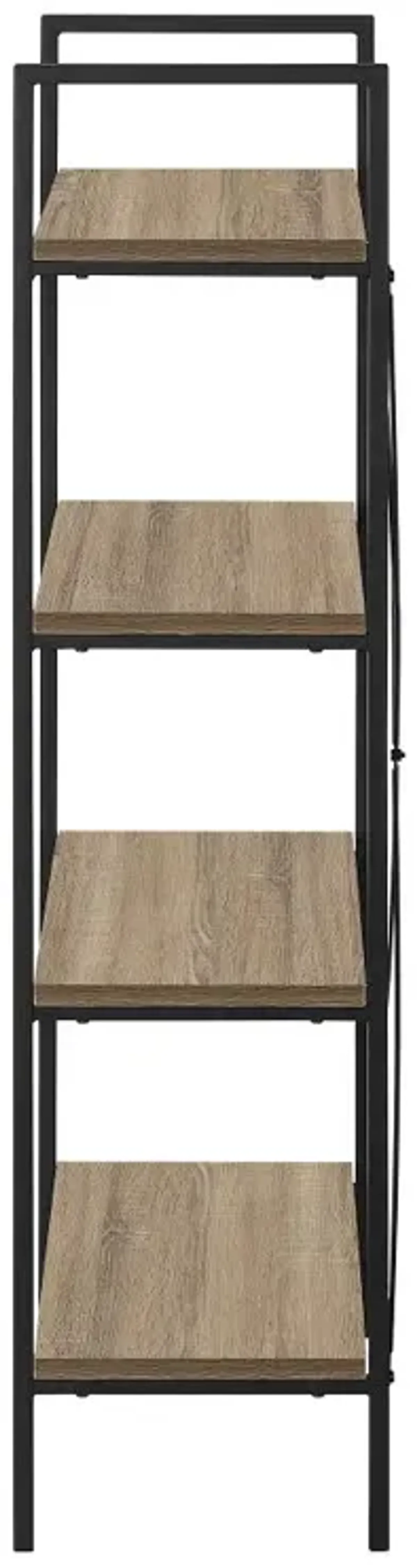 Winston 48" Brown Modern Bookshelf