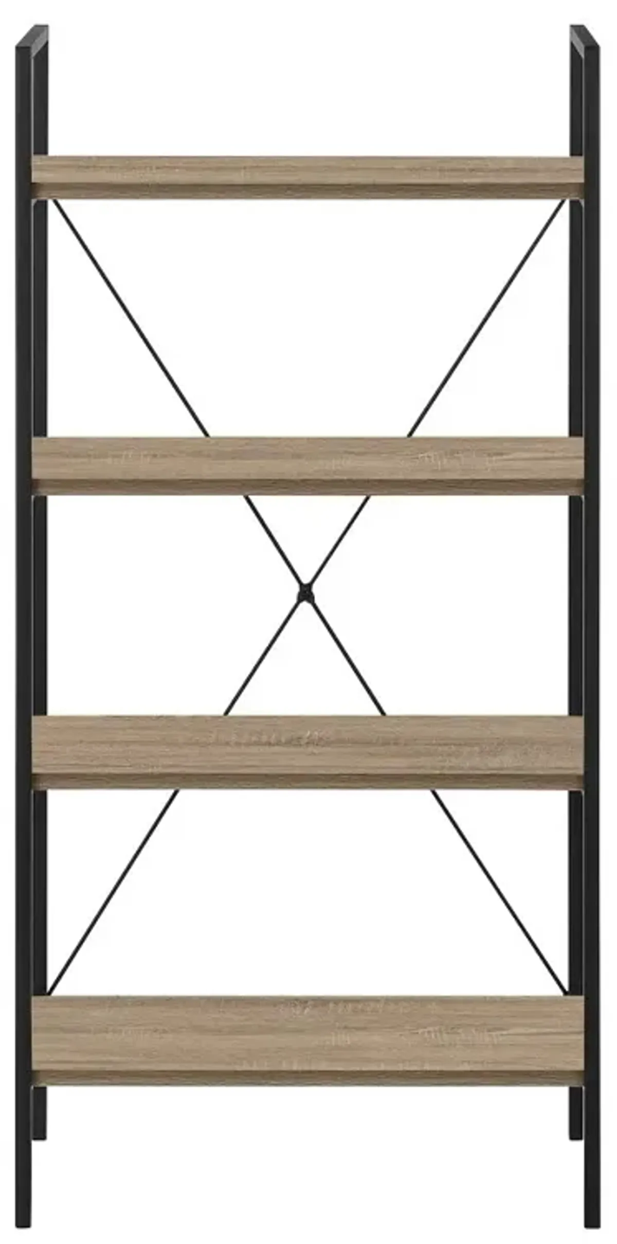 Winston 48" Brown Modern Bookshelf