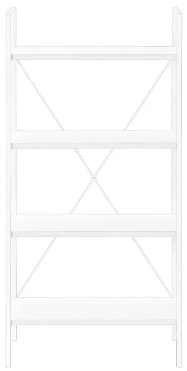 Winston 48" White Bookshelf