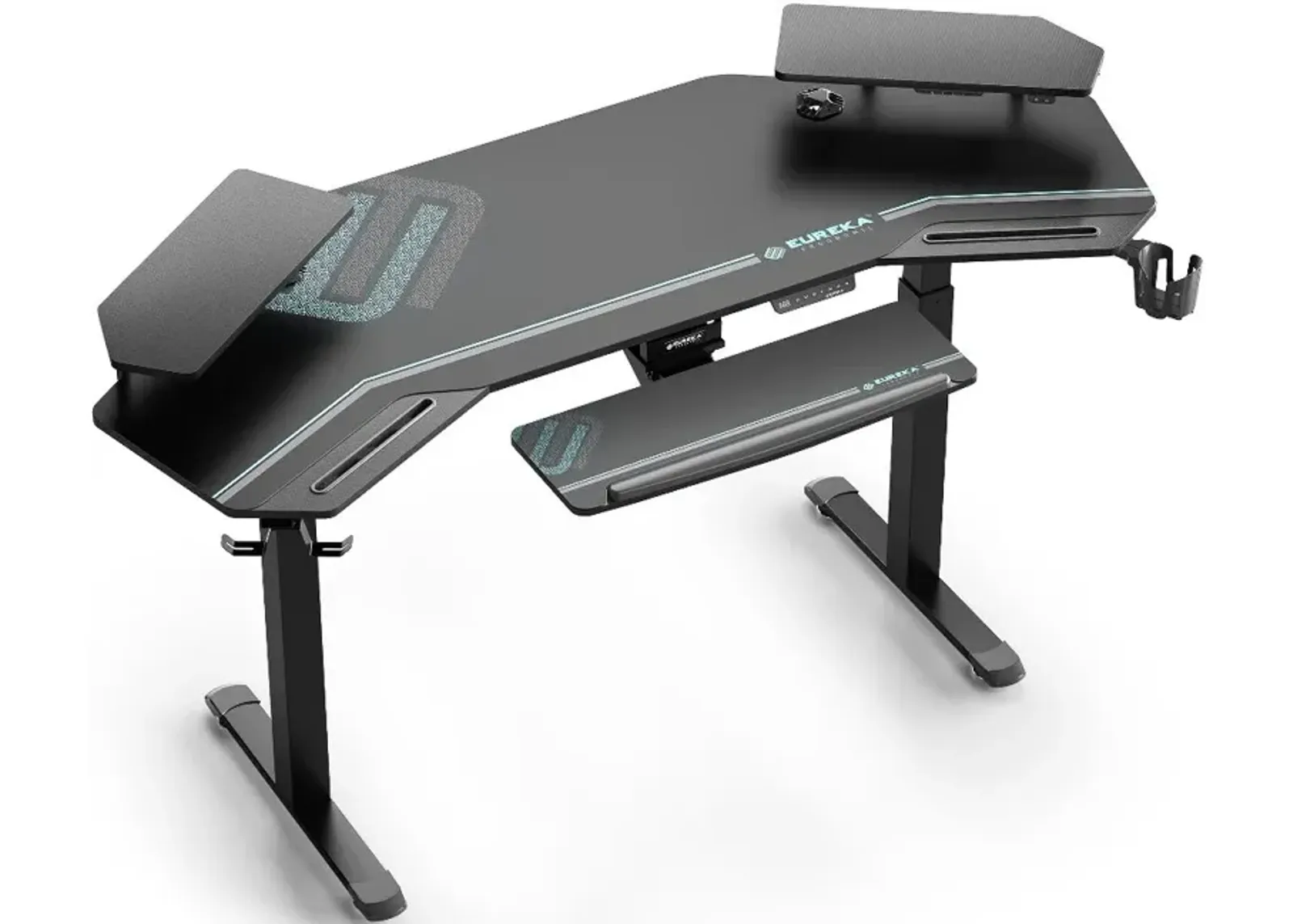 Aero Wing Black Modern Standing Desk