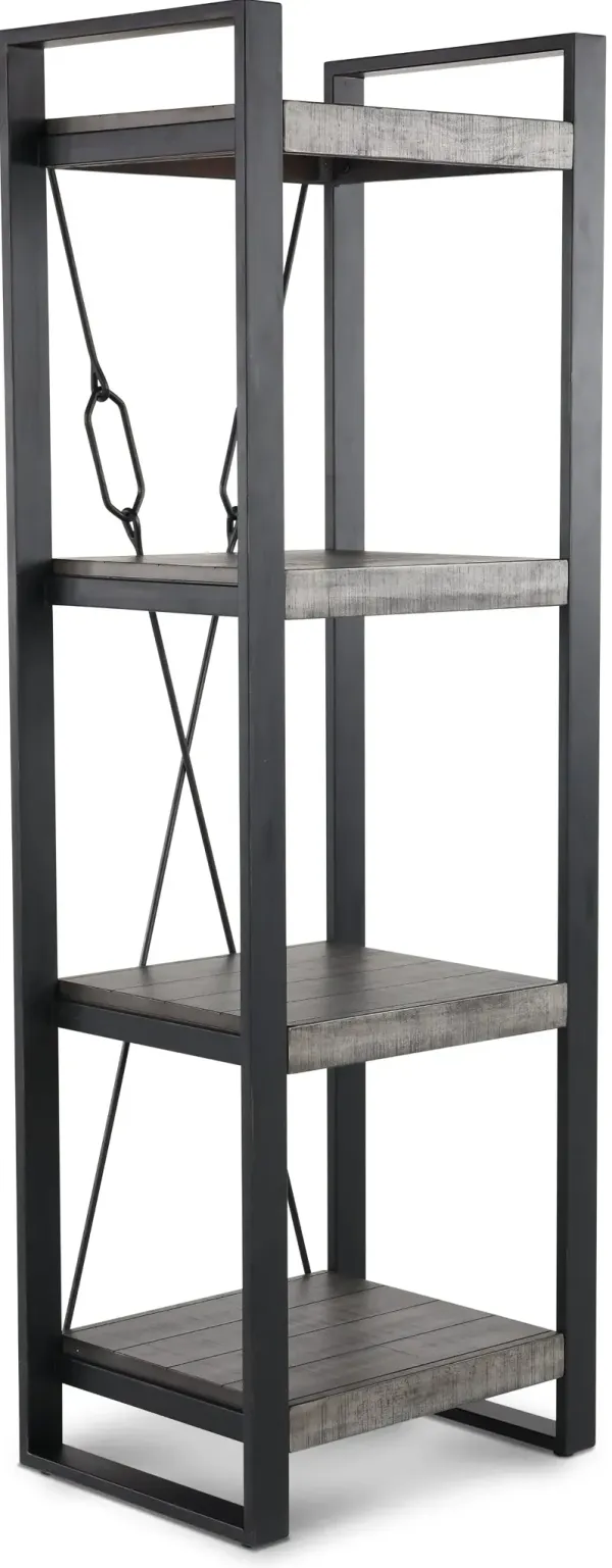 Ferrand Gray Bookcase Pier