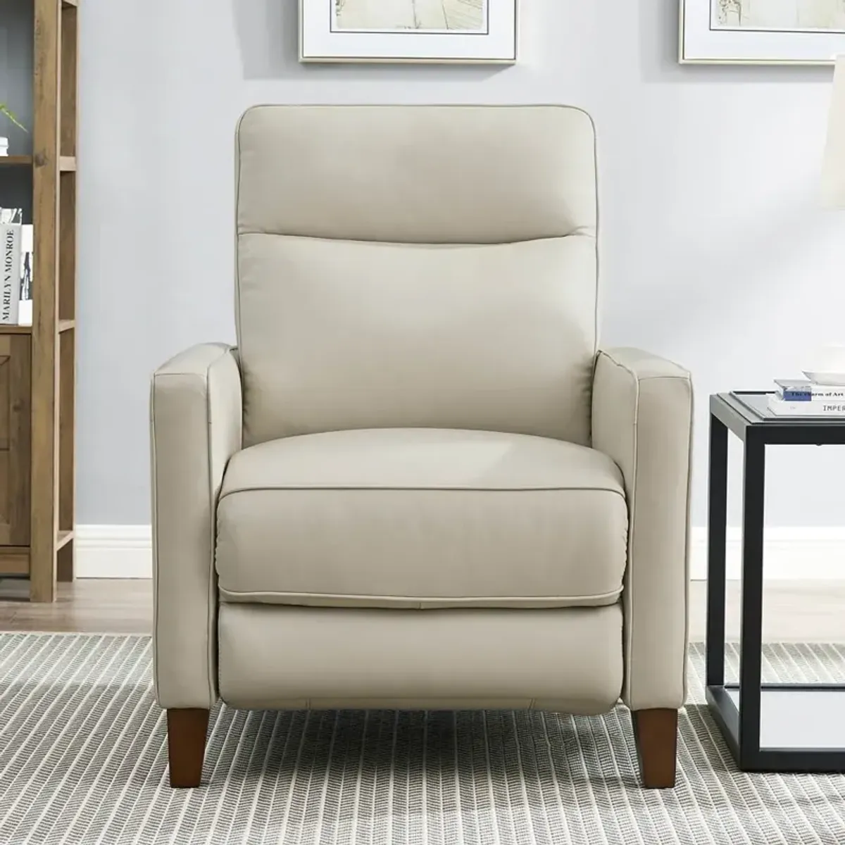 Havana Vanilla White Zero Gravity Power Recliner