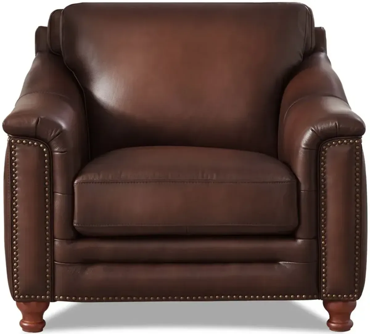 Billingham Caramel Brown Leather Chair