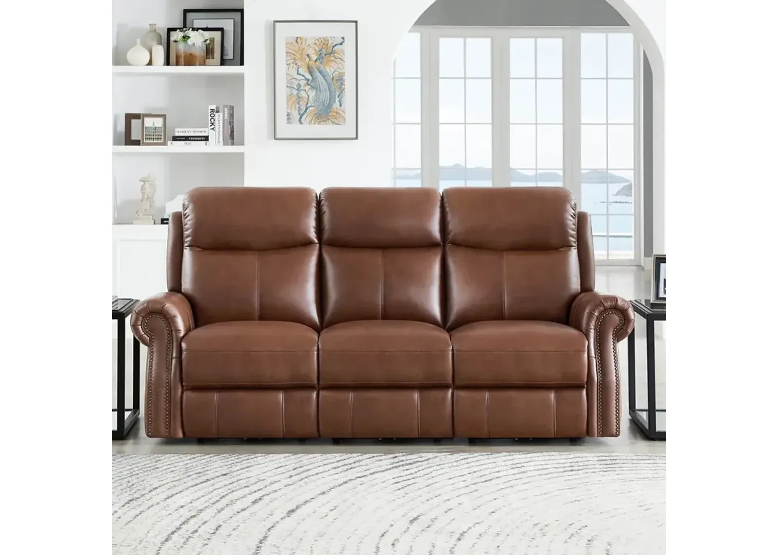 Raymond Pecan Brown Zero Gravity Power Reclining Sofa