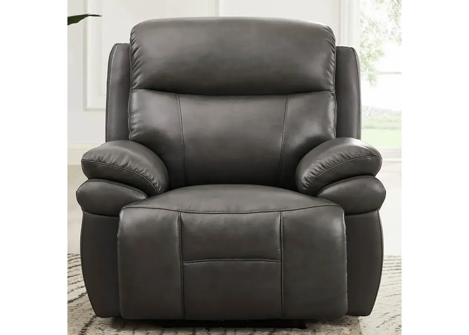 Summerlands Ash Gray Zero Gravity Power Recliner