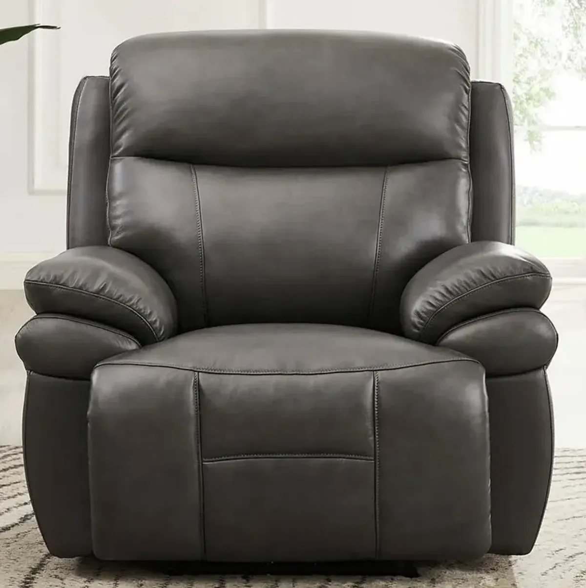 Summerlands Ash Gray Zero Gravity Power Recliner