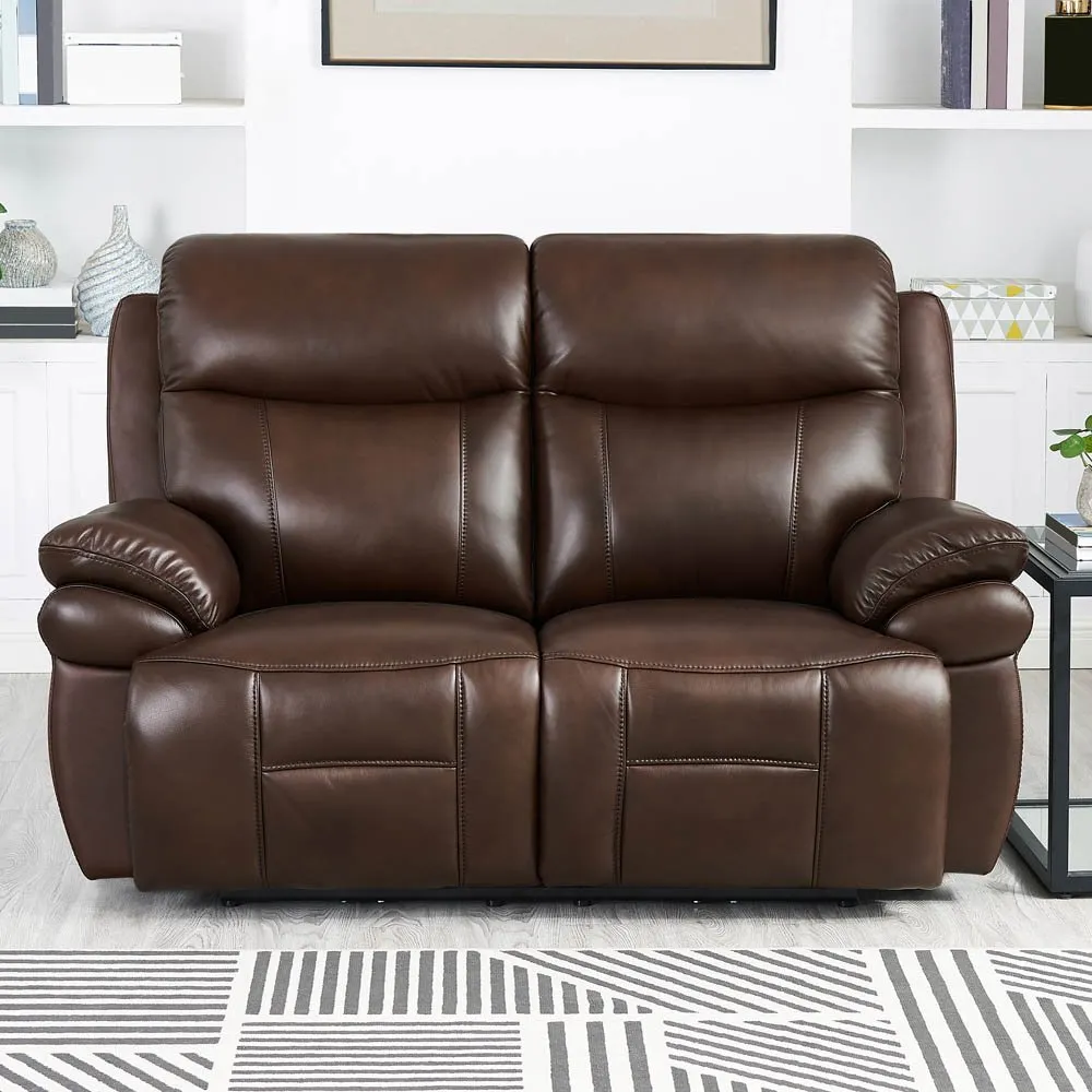 Summerlands Chestnut Brown Zero Gravity Power Reclining Loveseat