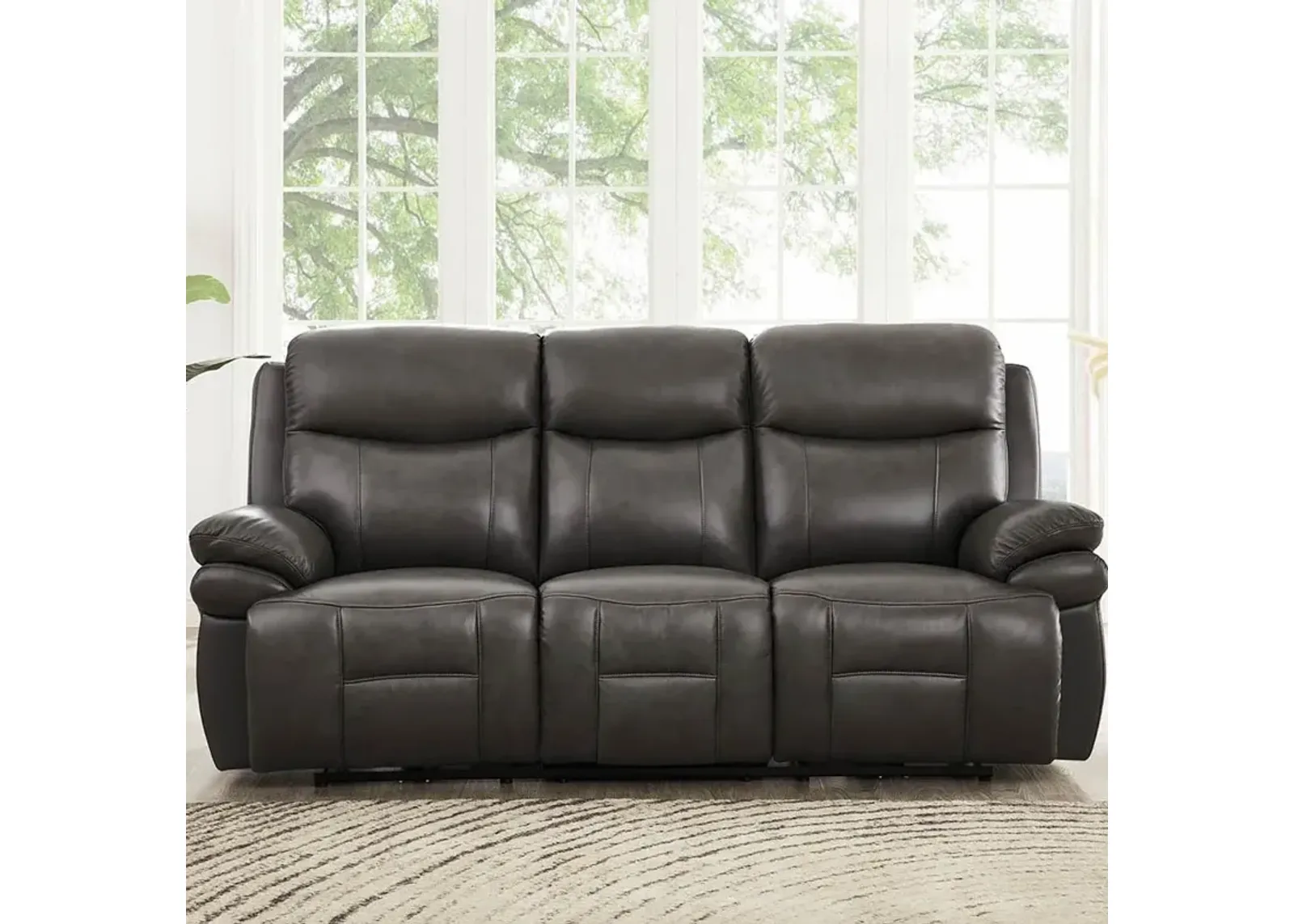 Summerlands Ash Gray Zero Gravity Power Reclining Sofa