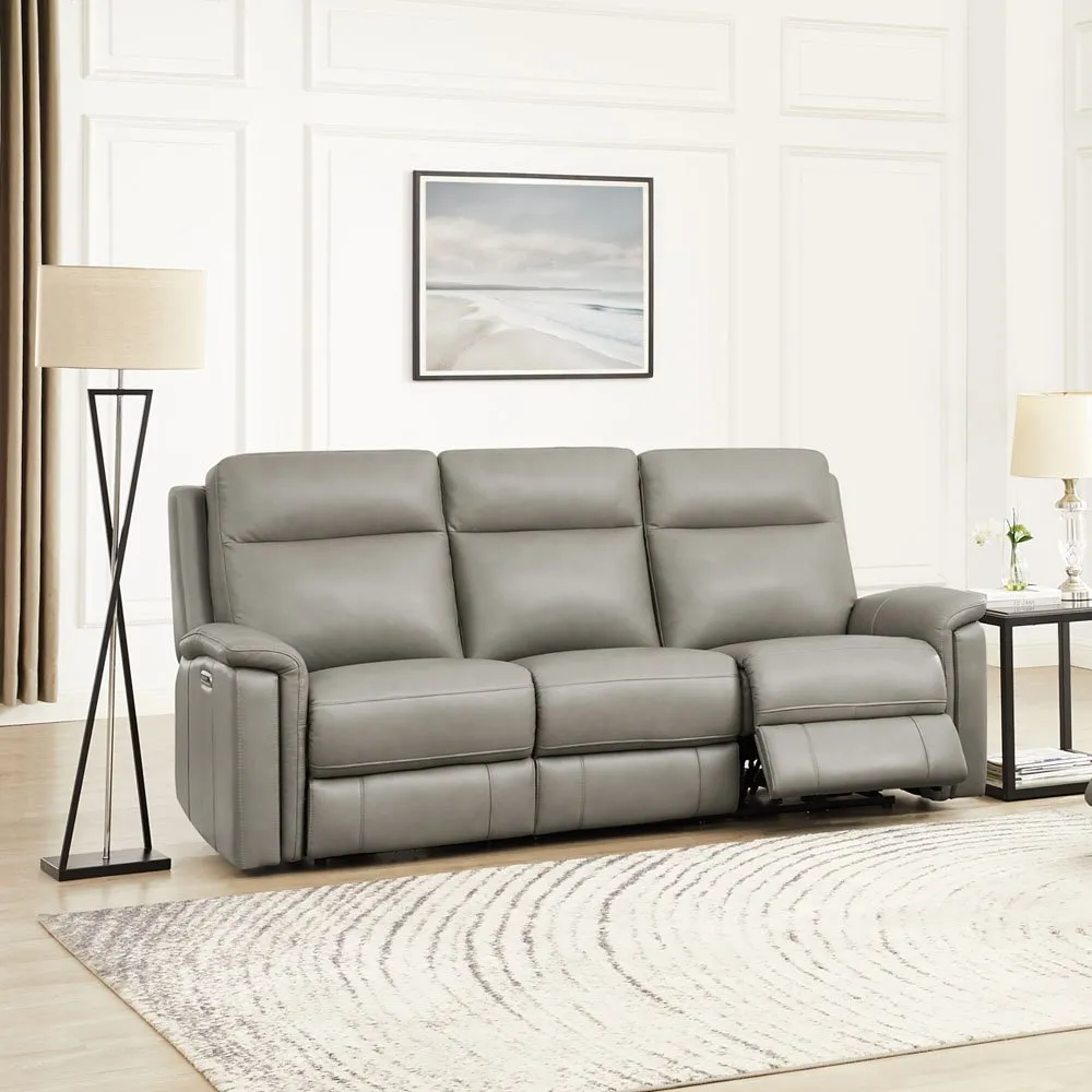 Cozy Gray Zero Gravity Power Reclining Sofa