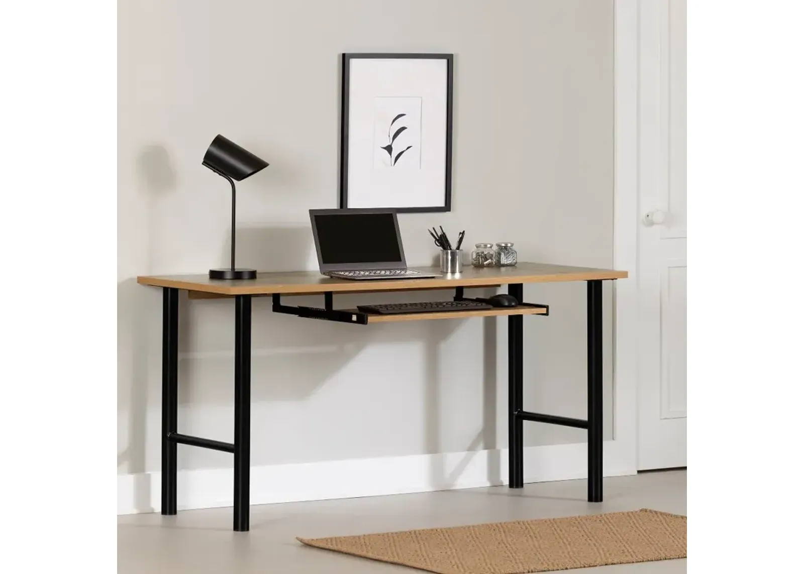 Ezra Oak Desk - South Shore