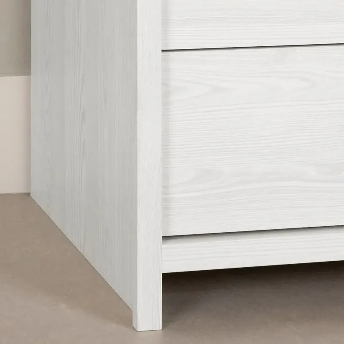 Fernley White Chest of Drawers - South Shore