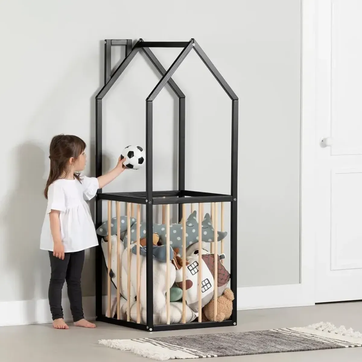 Ohana Black Playhouse Storage