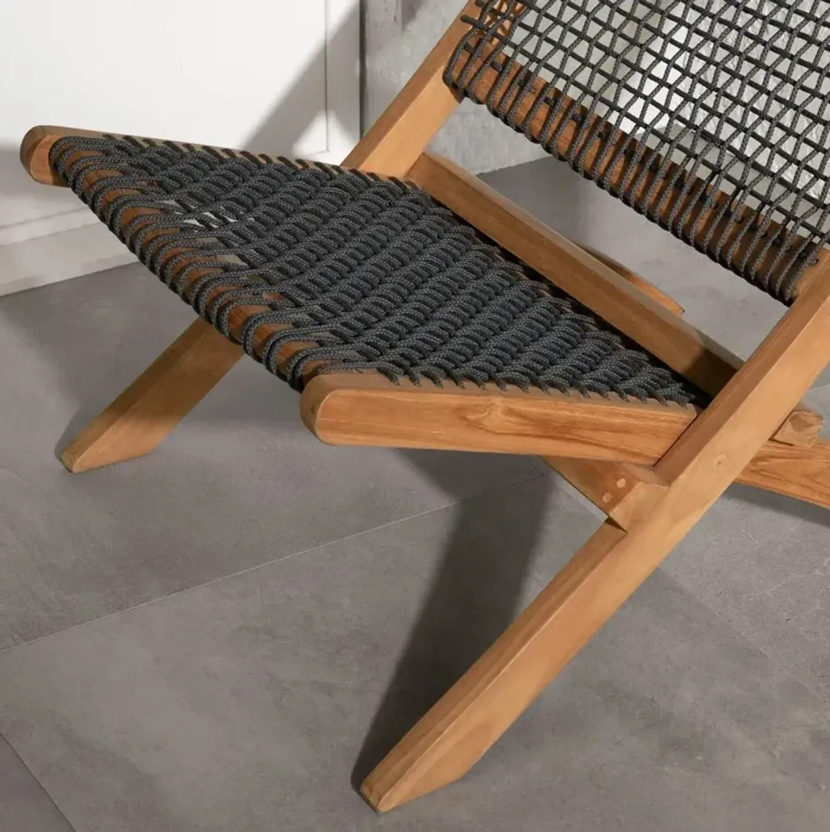 Agave Gray Natural Wood Lounge Chair - South Shore