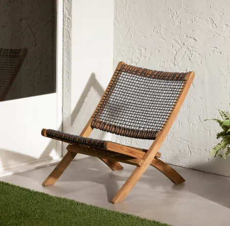 Agave Gray Natural Wood Lounge Chair - South Shore