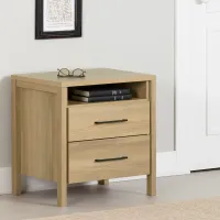 Gravity Natural 2-Drawer Nightstand - South Shore
