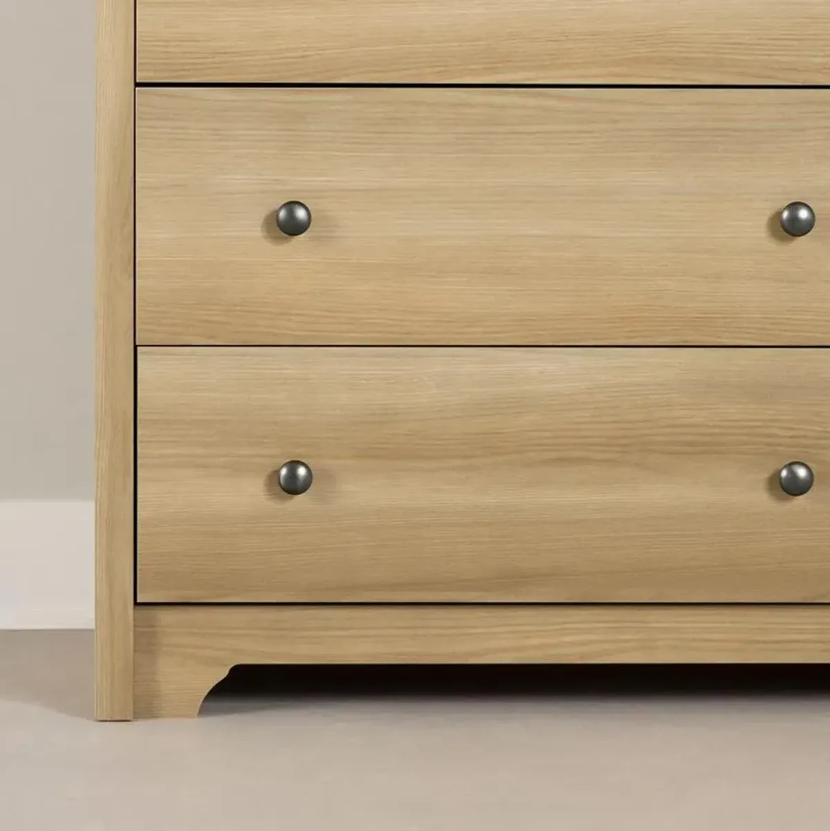 Vito Natural Ash 6-Drawer Double Dresser