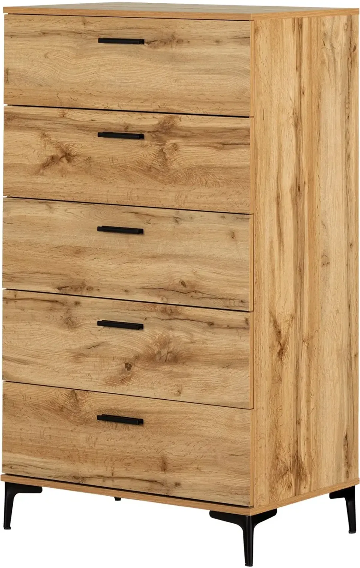 Musano Oak 5-Drawer Chest