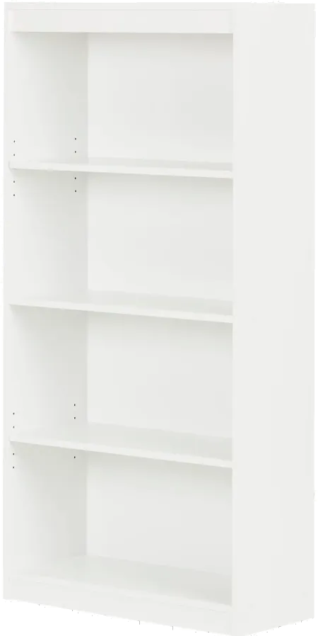 South Shore Axess Pure White 4-Shelf Bookcase