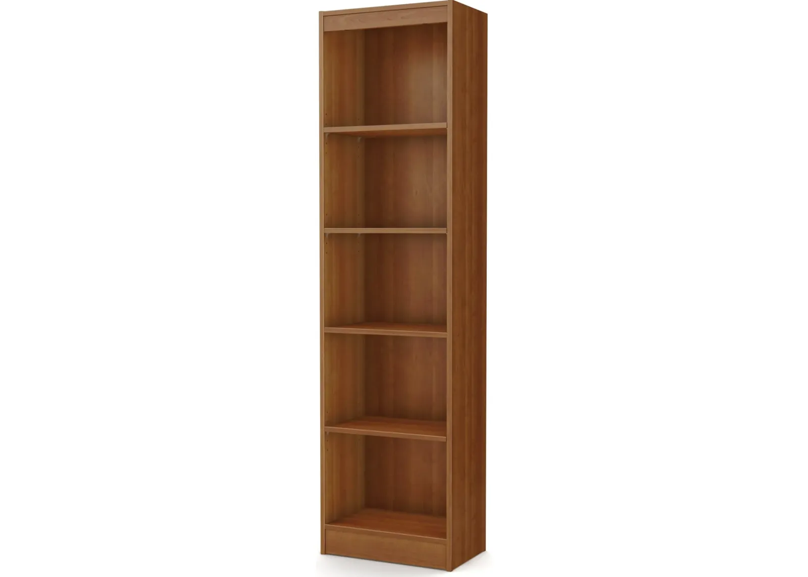 South Shore Axess Morgan Cherry 5-Shelf Narrow Bookcase