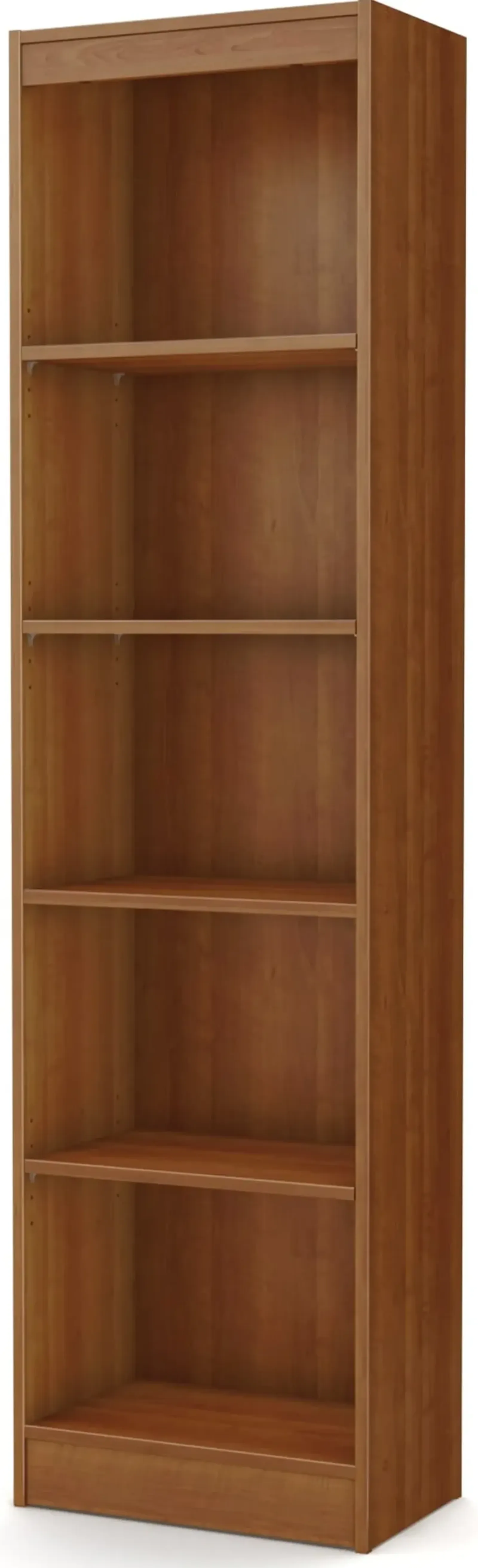 South Shore Axess Morgan Cherry 5-Shelf Narrow Bookcase