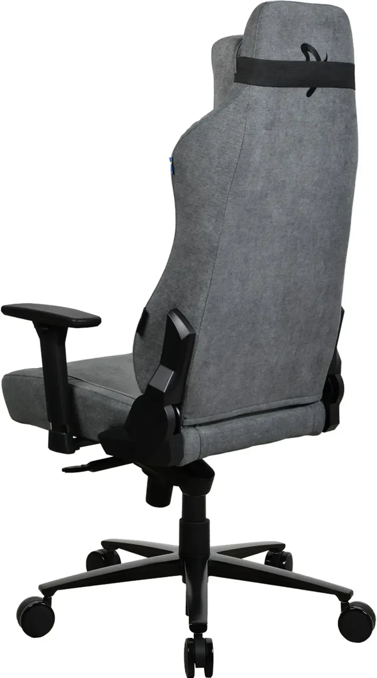 Vernazza Ash Gray Soft Fabric Gaming Chair