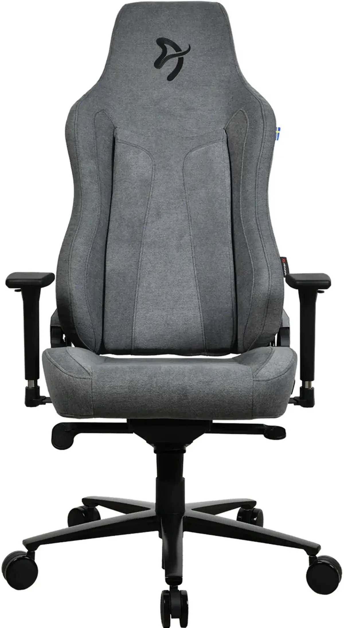 Vernazza Ash Gray Soft Fabric Gaming Chair