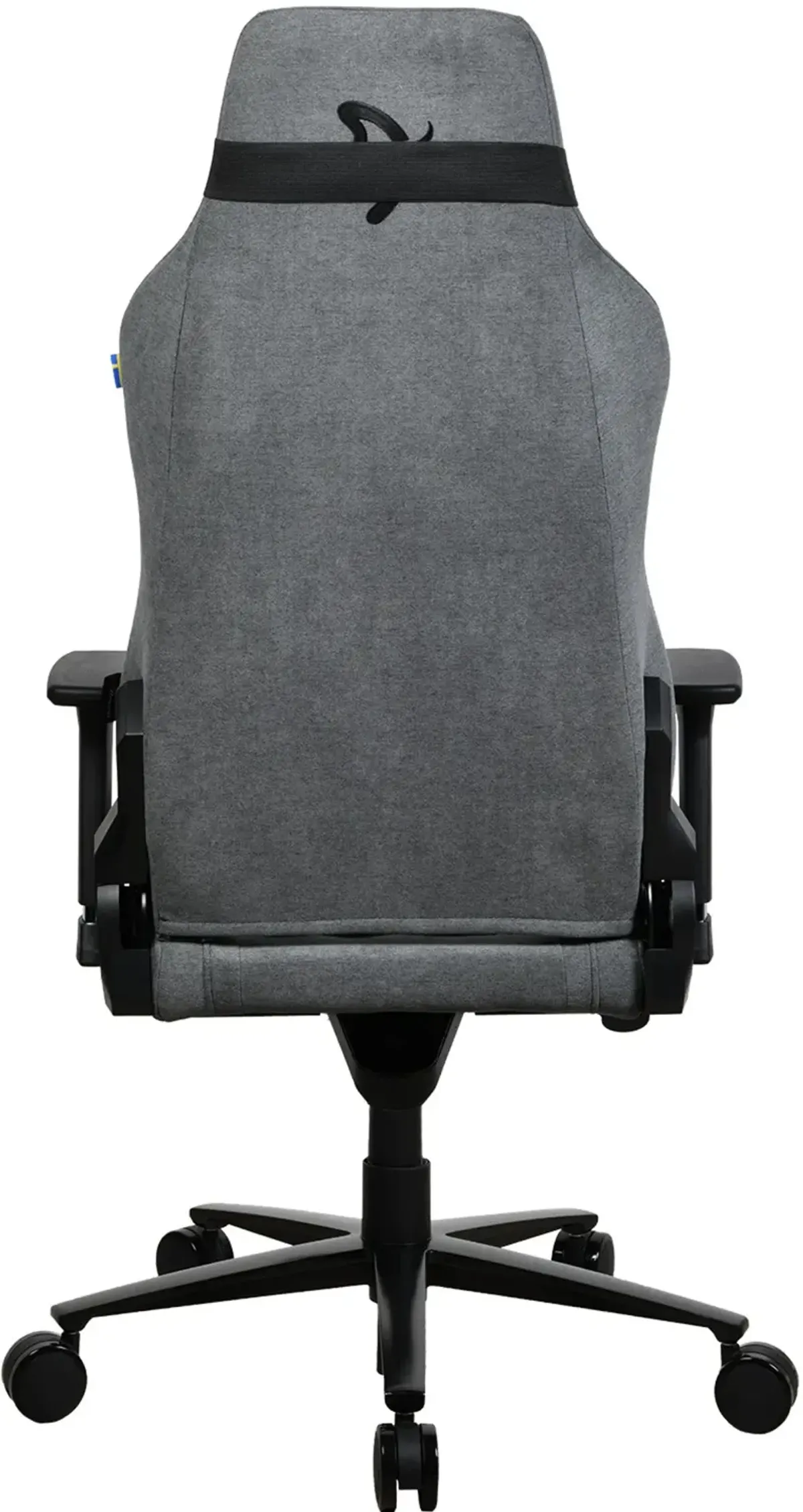 Vernazza Ash Gray Soft Fabric Gaming Chair