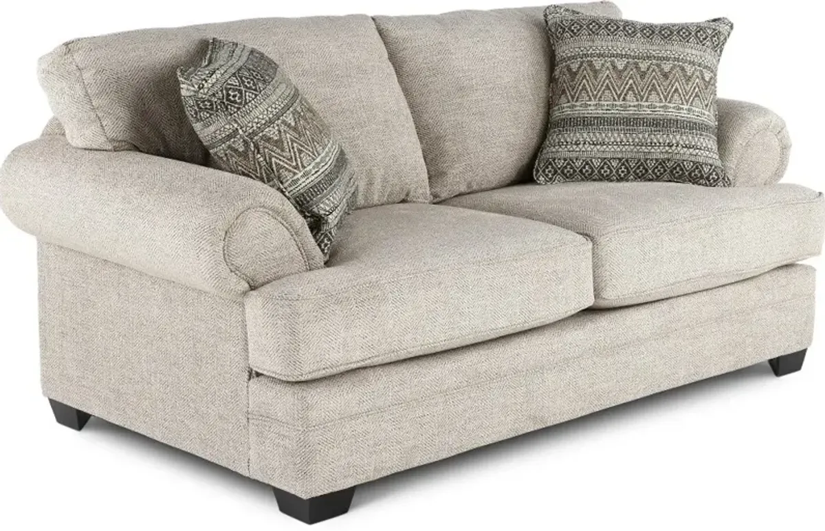 McCall Hemp Beige Loveseat