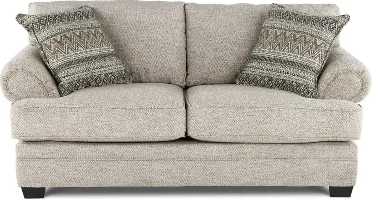 McCall Hemp Beige Loveseat